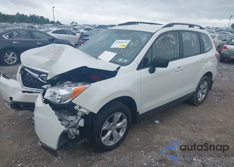 2016 Subaru Forester 2.5I из США, поврежденный, VIN JF2SJABC6GH519909